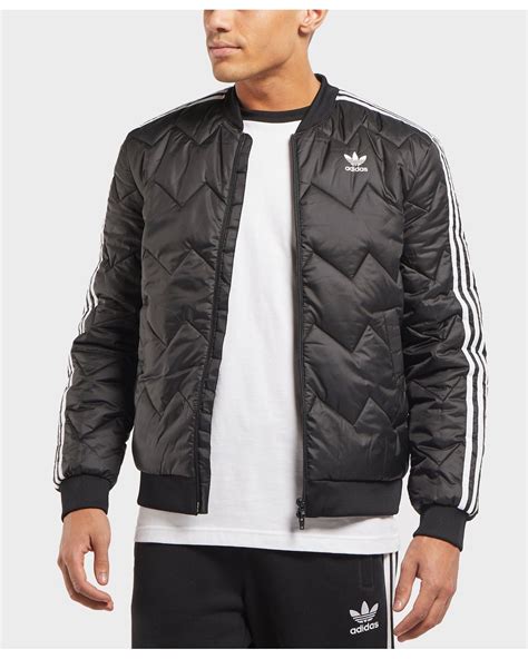 Adidas paneled bomber jacket